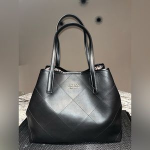 Guess VIKKY 2 in 1 Tote Black NWT